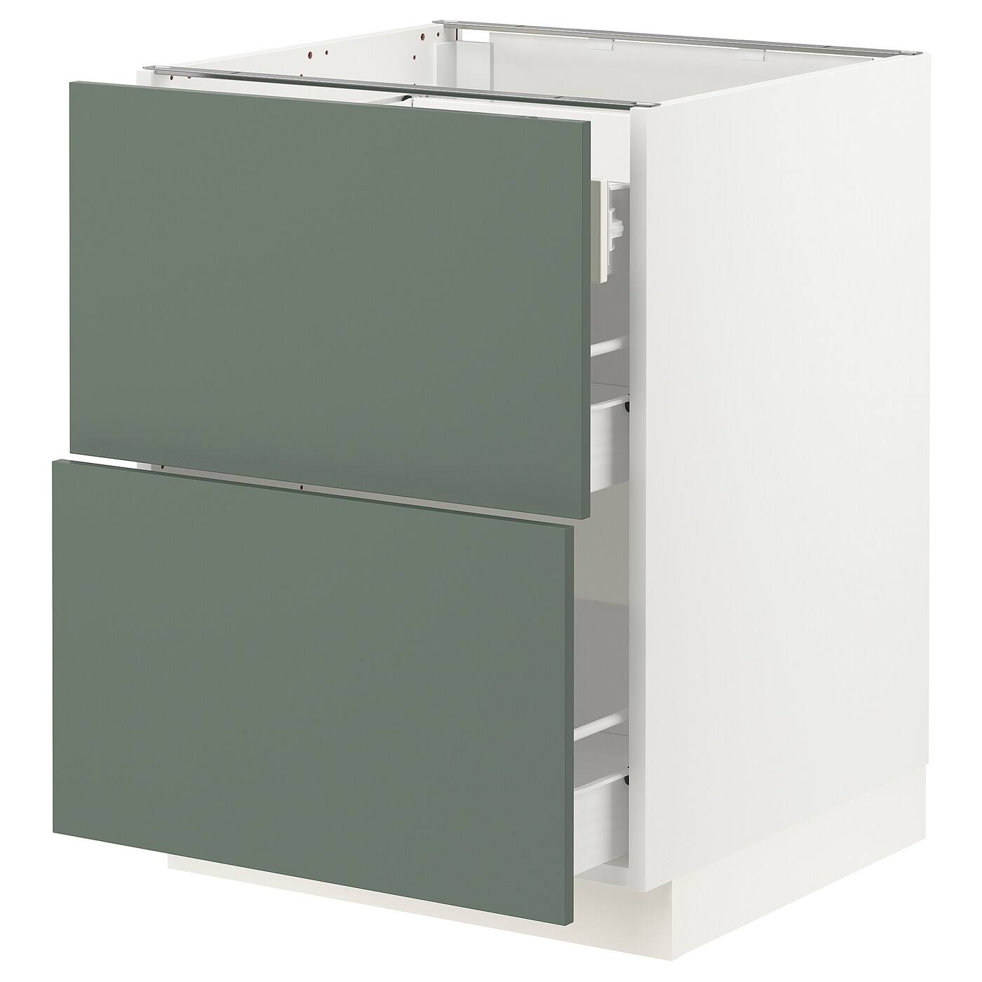 White 3 Drawer Base Cabinet A2500
