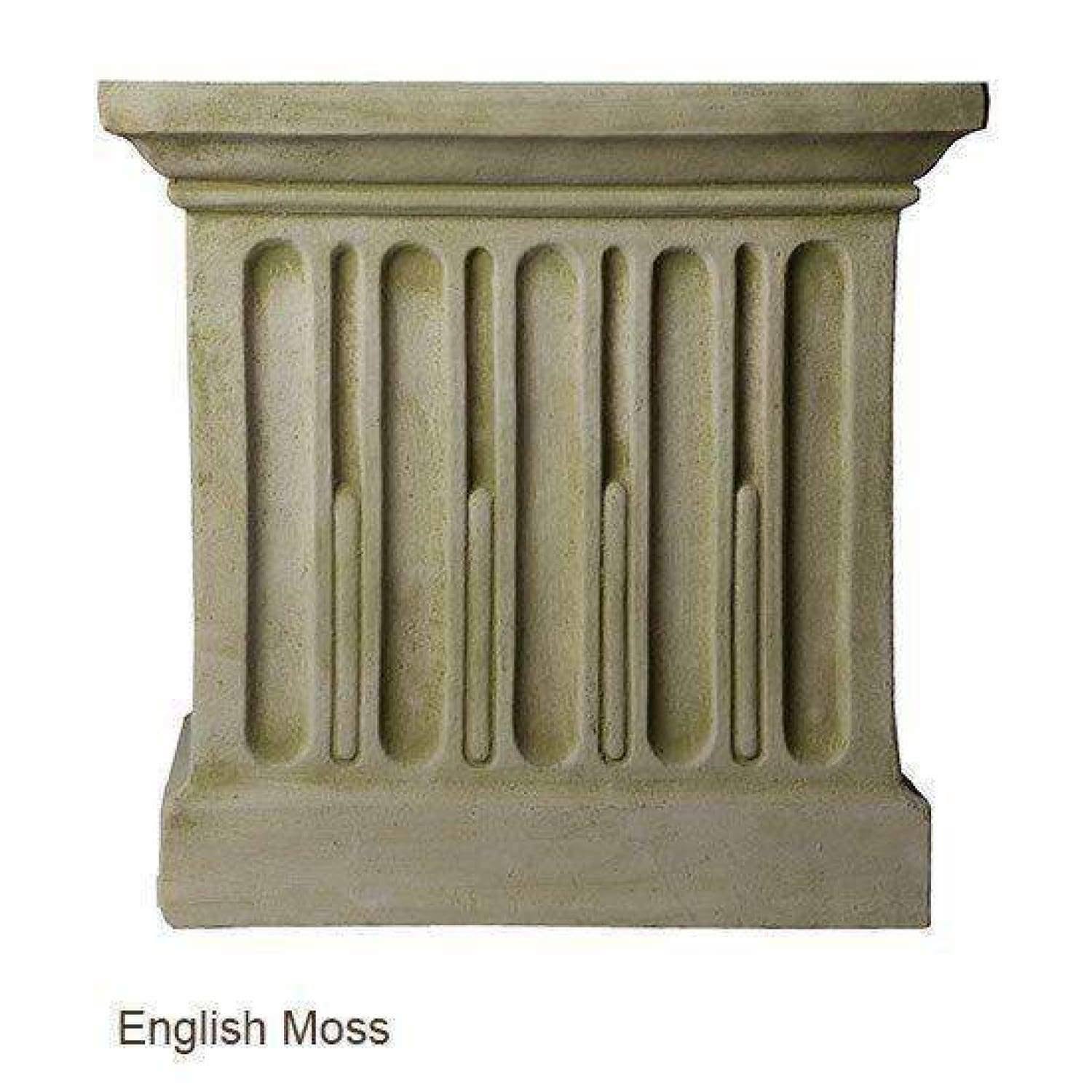 Aged Limestone Cast Stone Backless Garden Bench L57111