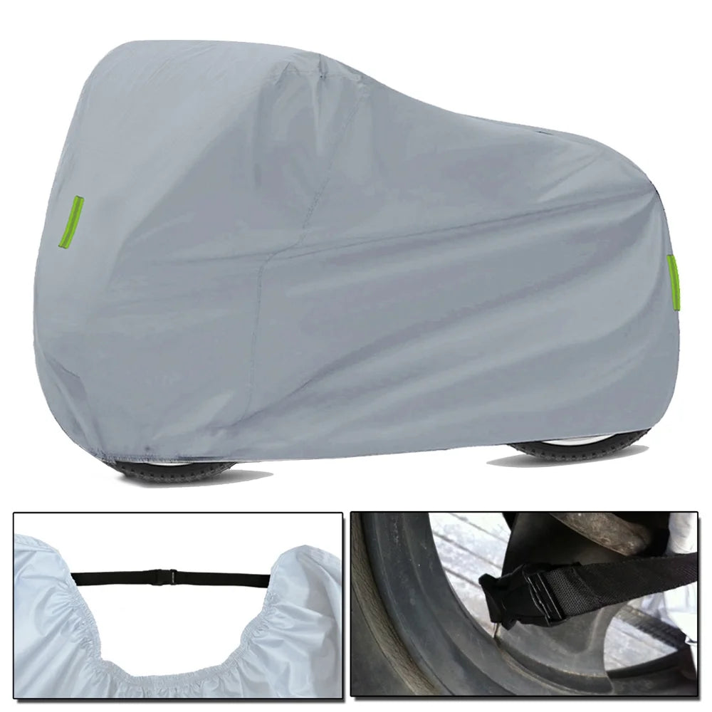 Waterproof Motorcycle Cover, 210D Oxford Cloth K104475