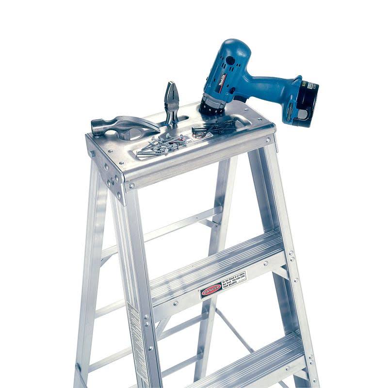 14 ft. 300 lb. Load Capacity Aluminum Stepladder P423