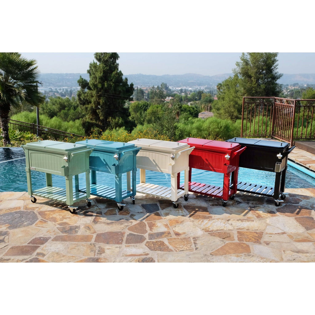 Portable Rolling Patio Cooler 80 qt. R720
