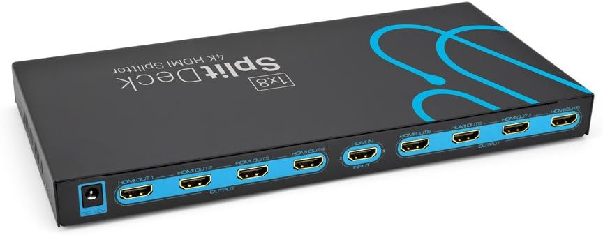4K 8-port HDMI 2.0 Splitter 1x8 Distribution Amplifier G9627