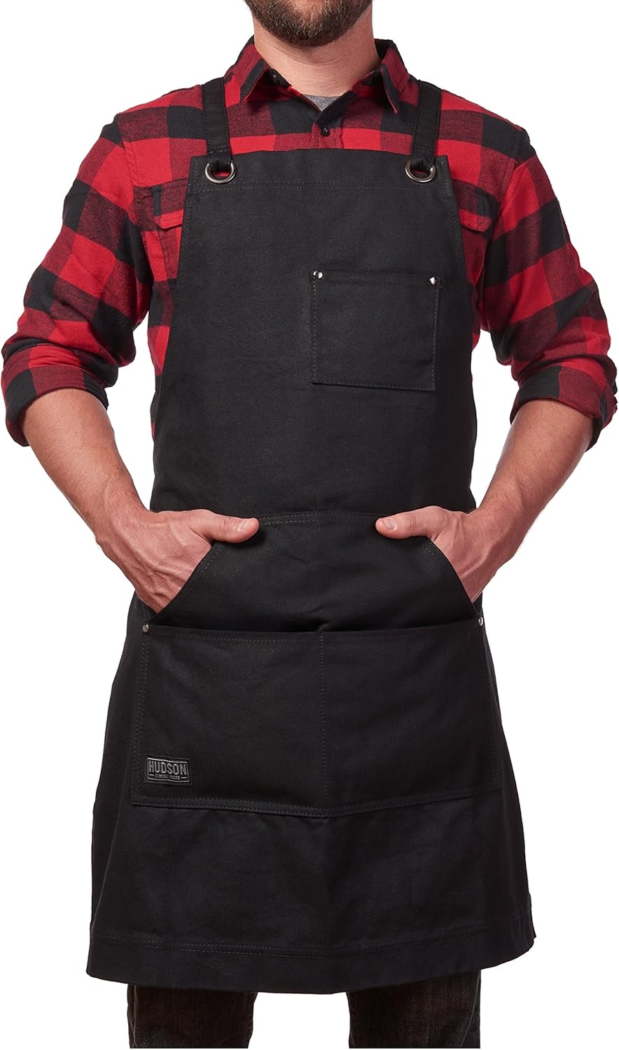 Waxed Canvas Apron Brown Pack of 2 Z783570