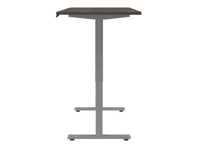 Height Adjustable Desk, 72w x 30D, Storm Gray N92798