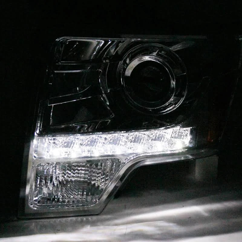 Chrome Projector Headlights with LED R3722