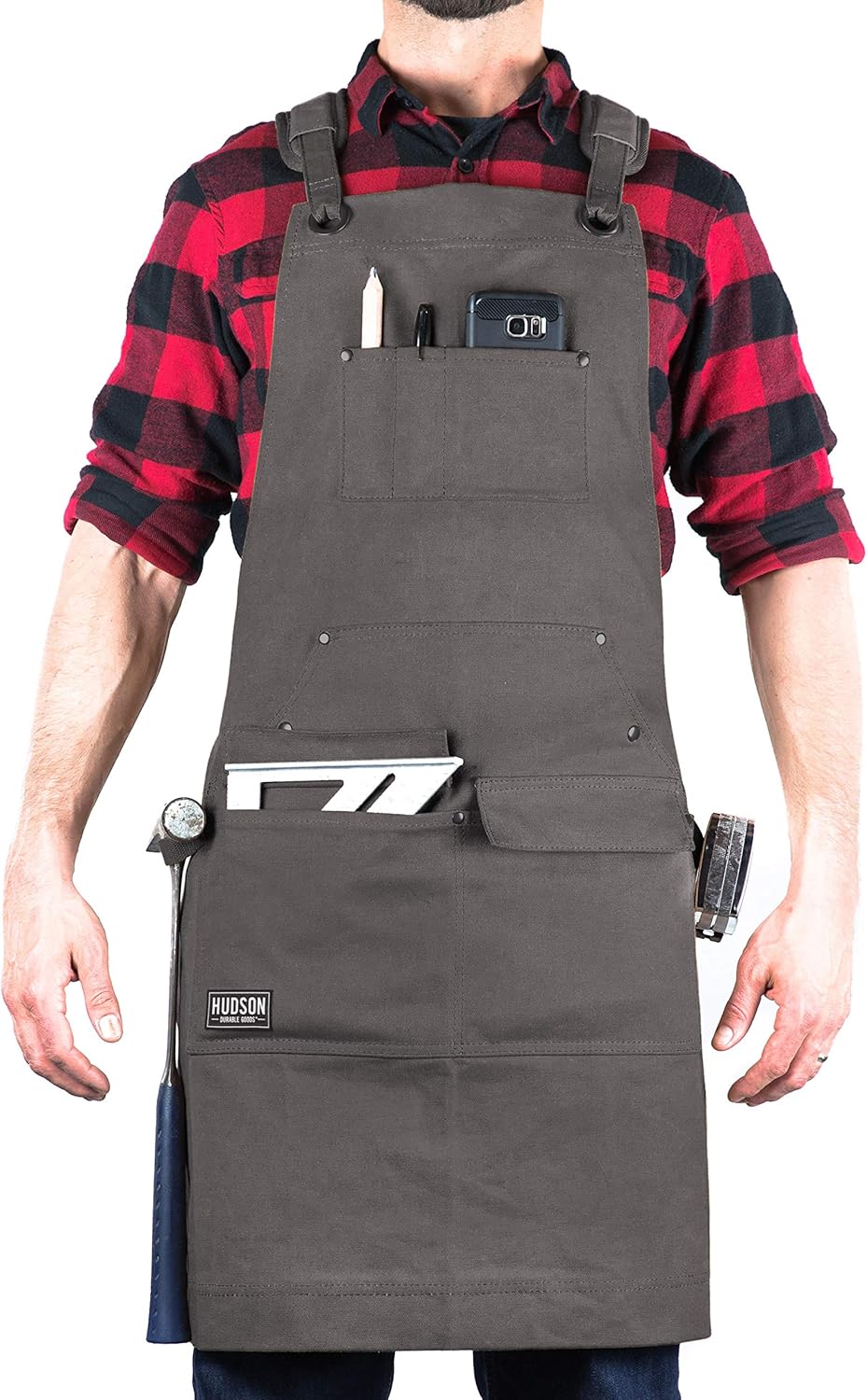 Waxed Canvas Apron Brown Pack of 2 Z783570