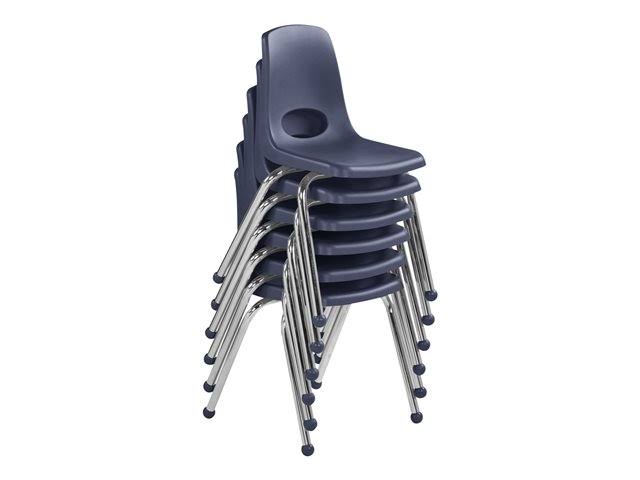 Navy 16in Stack Chair 6-Pack Y266068