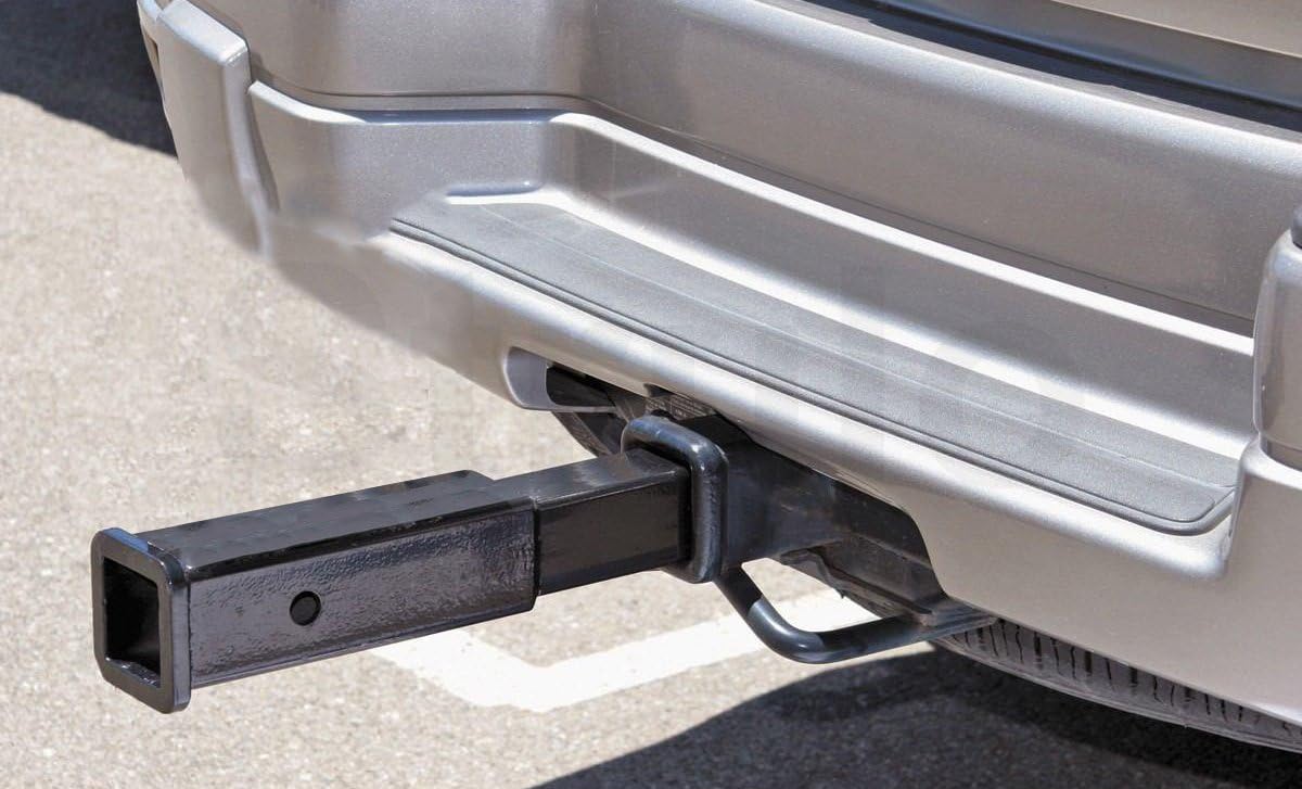 8” Auto and RV Hitch Extension with 2” Receiver, 500 lb Load Capacity, Pack of 2 C58287