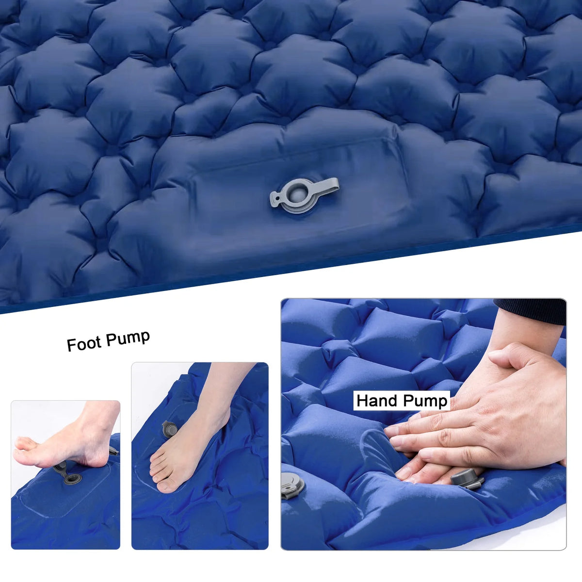 Lightweight Backpacking Sleeping Pad with Air Pillow Z98304