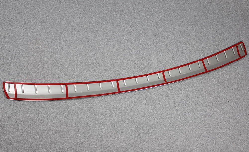 Stainless Rear Outside Bumper Sill Plate Guard Cover Trim F8178