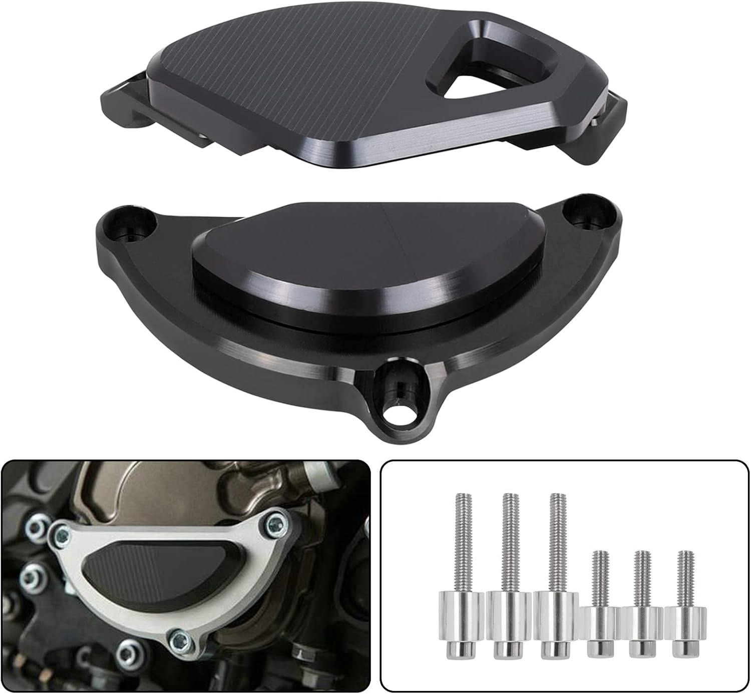 Blue Engine Guard Cover Frame Protector for Yamaha MT10 2016 2017 2018 2019 Pack of 2 P9273
