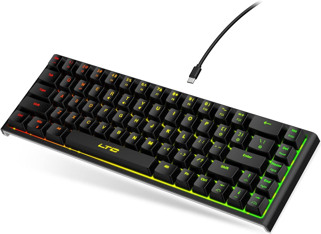 Black 68 Keys Membrane Keyboard, Pack of 2 J277