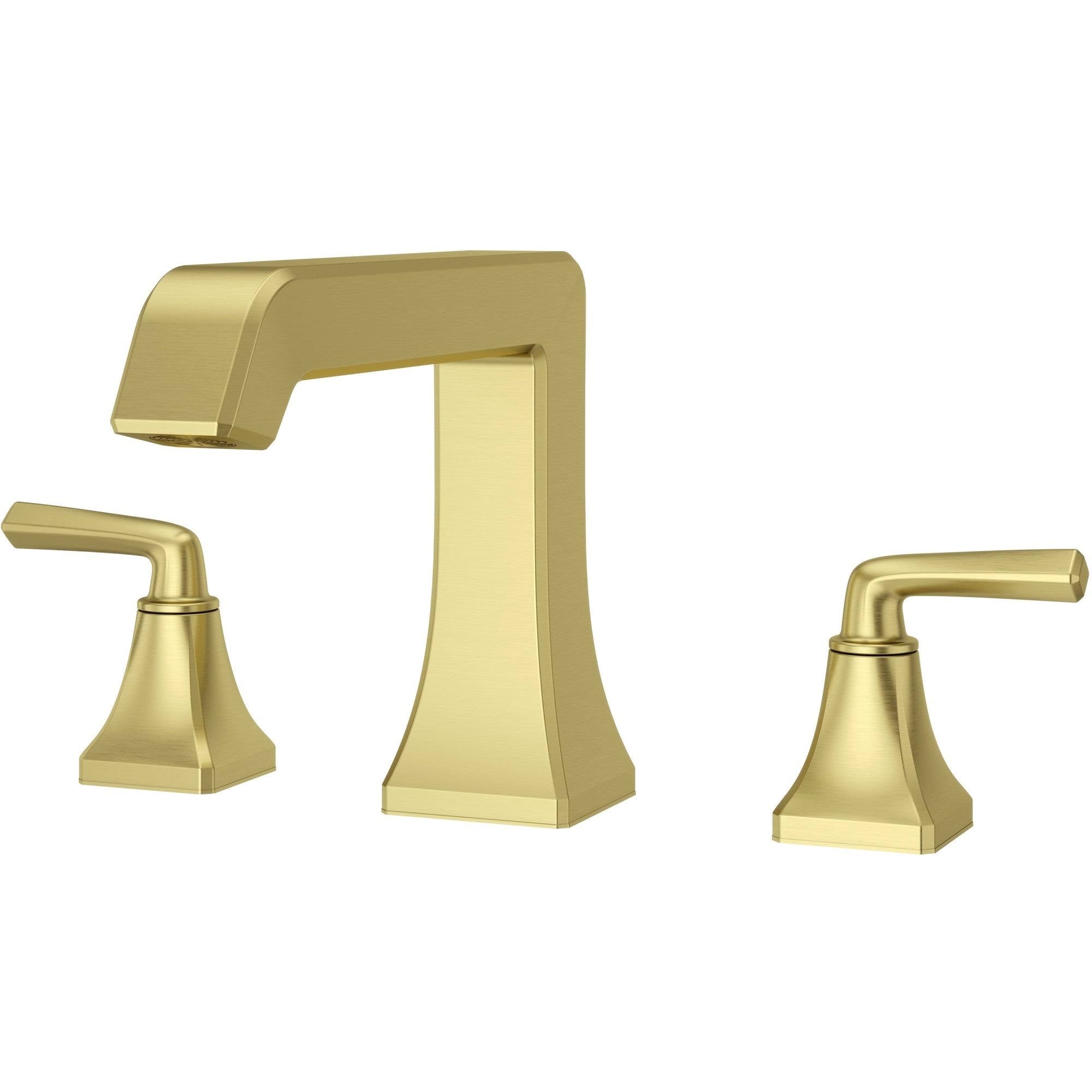 Polished Nickel Roman Tub Filler Faucet Double Handle I358