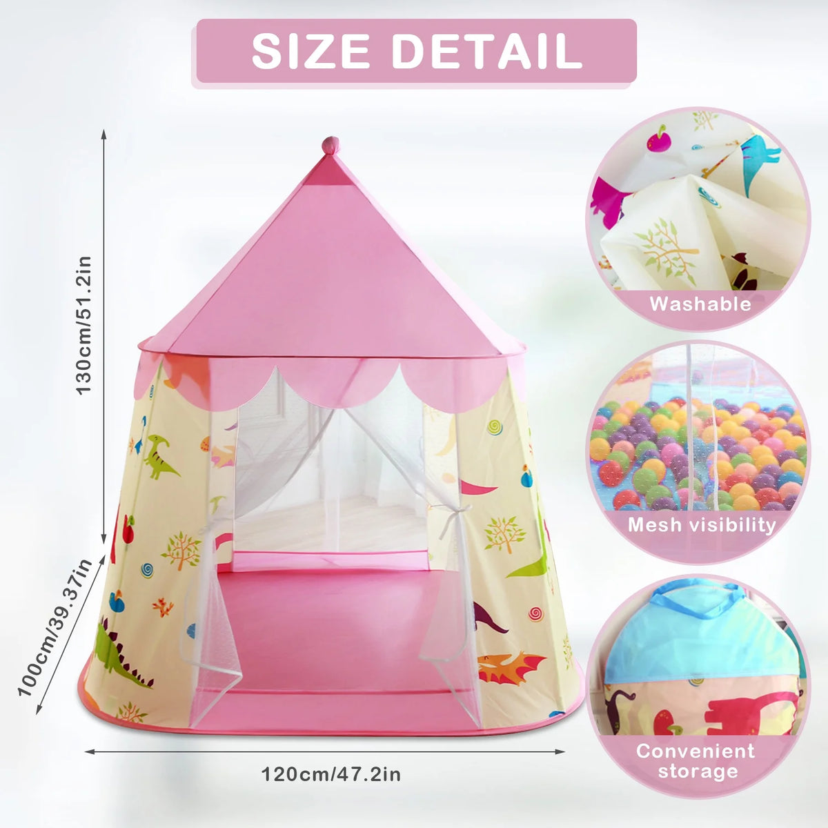 Kids Play Tent Indoor Playhouse N582