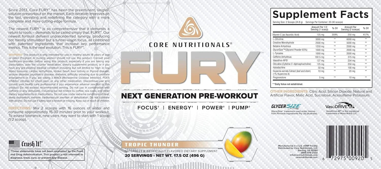 Pre Workout 20 Servings R464