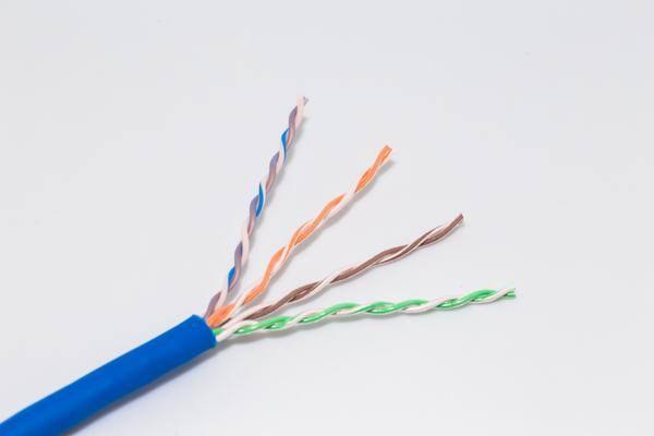 1000 ft. Red Cat5e Plenum Unshielded Solid Cable T191