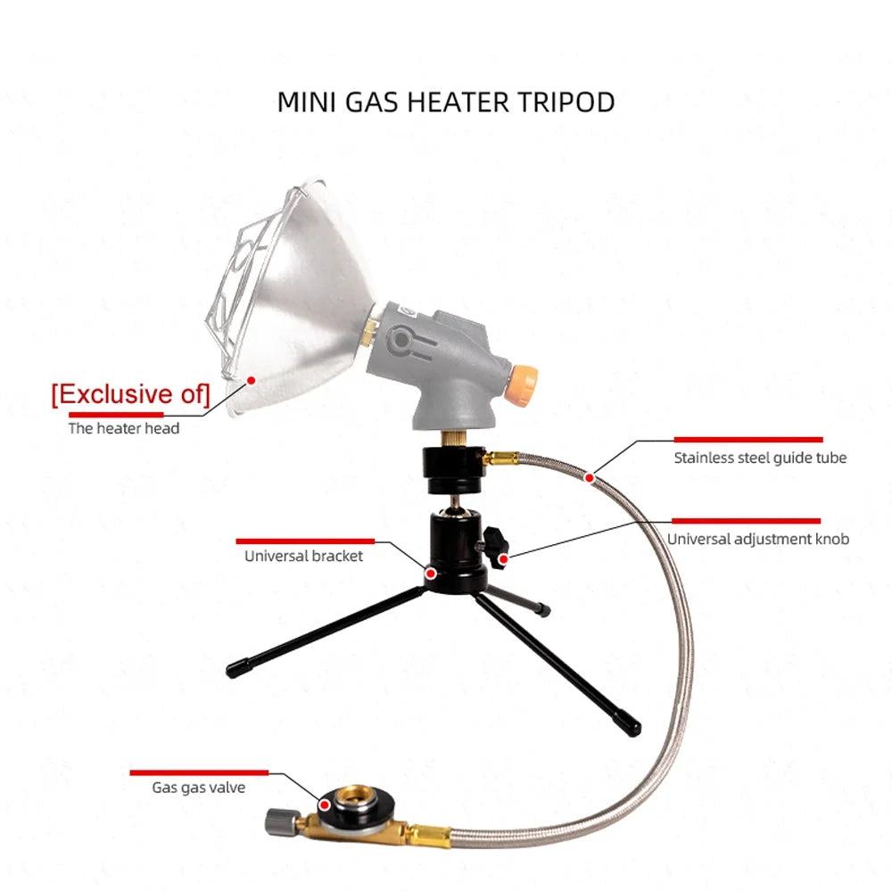 Camping Tent Heating Stove Tripod Holder Q7973
