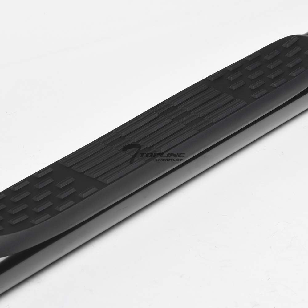 Black Steel Side Step Nerf Bars T72383