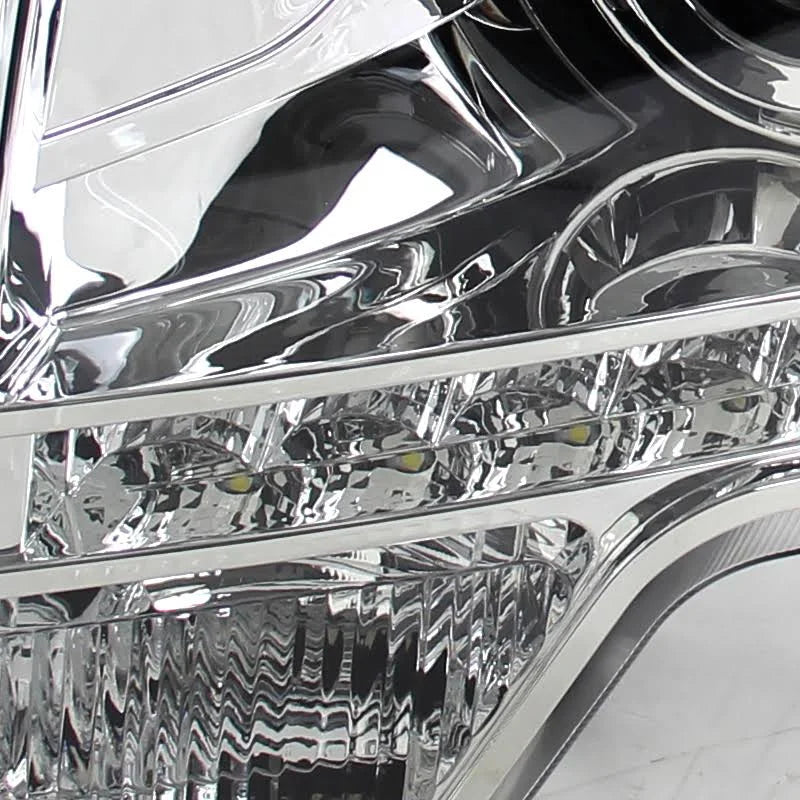 Chrome Projector Headlights with LED R3722