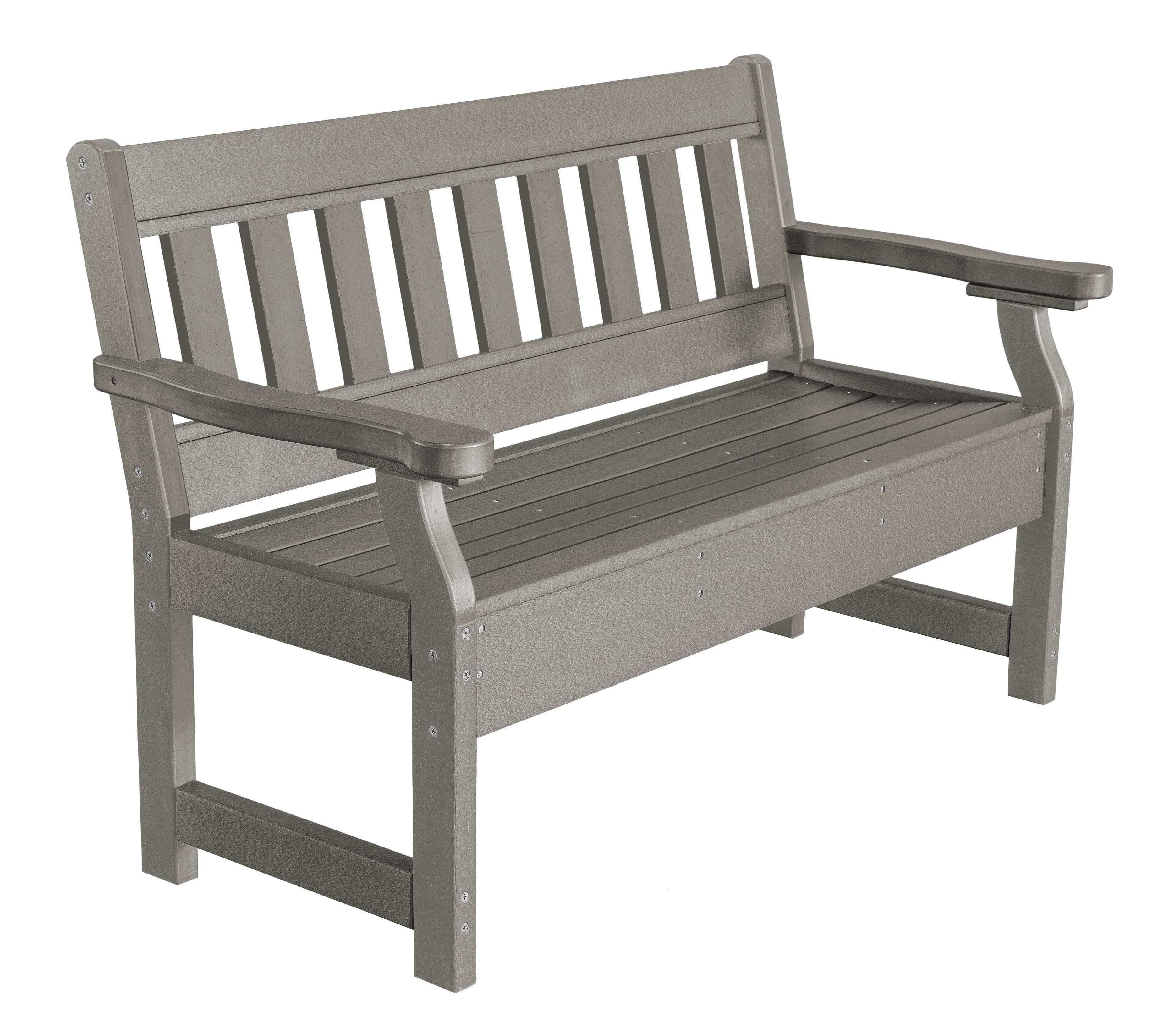 Light Gray Garden Bench Y309