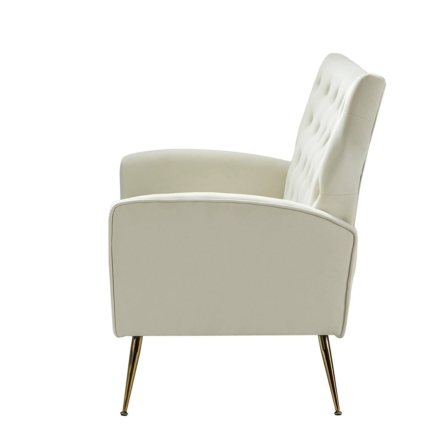 Grey Tufted Back Loveseat X143487