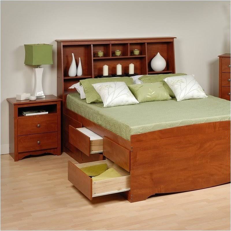 Tall 2 Drawer Night Stand in Cherry N23647