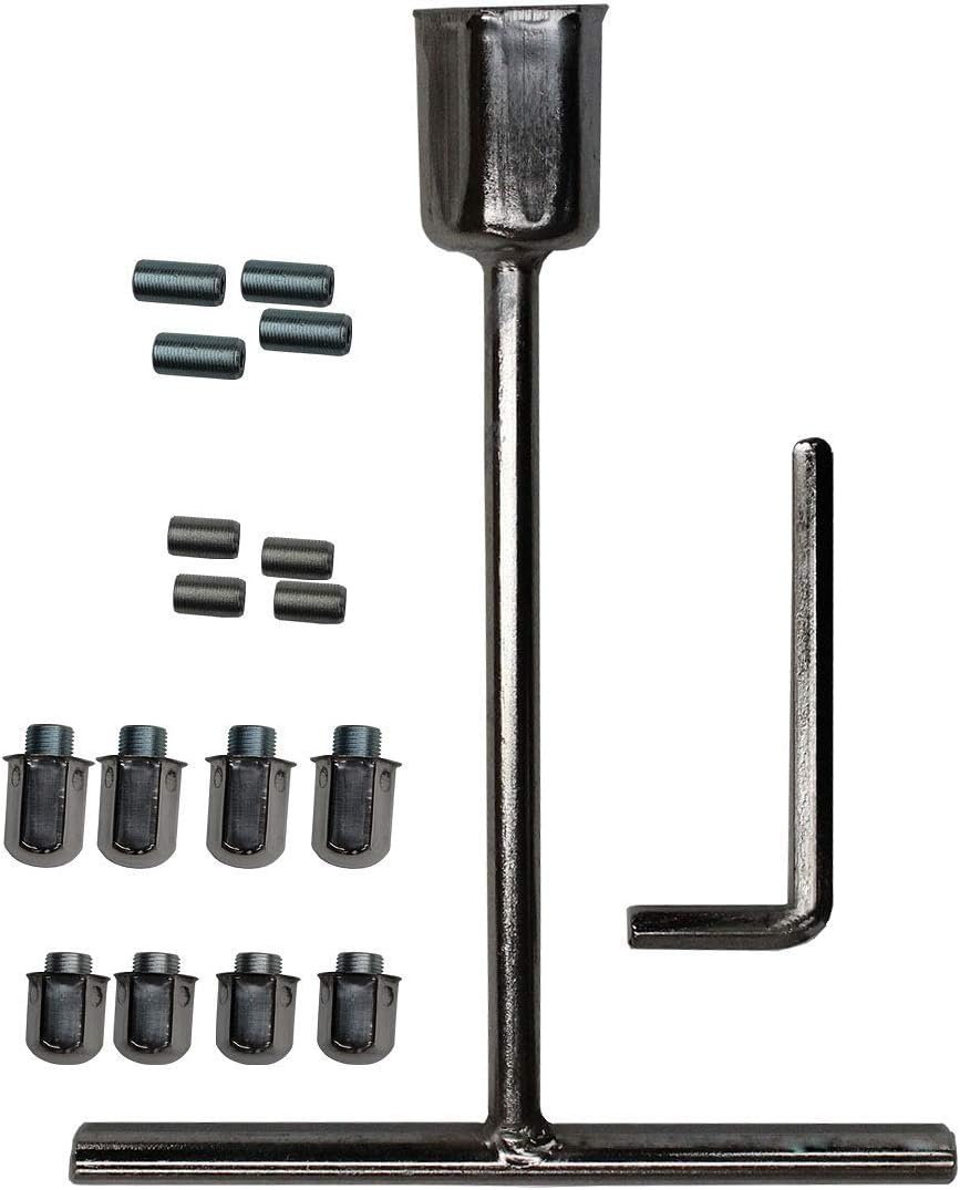4pcs 19.5inch Polished Stainless Steel Dually Wheel Simulators with Installation Tool Kit F21868