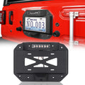 Spare Tire Delete License Plate Relocation Kit with Third Brake Light R20761