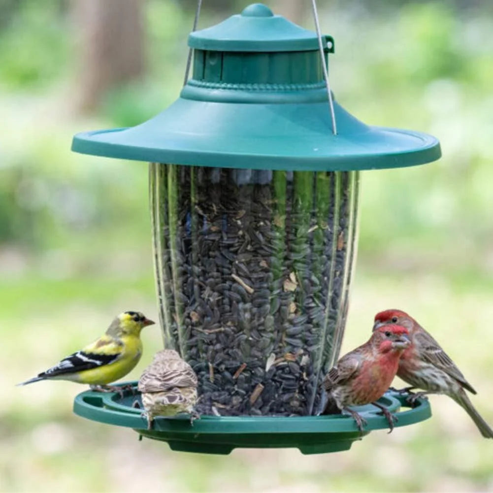 Green Lantern-Style Wild Bird Feeder I93632
