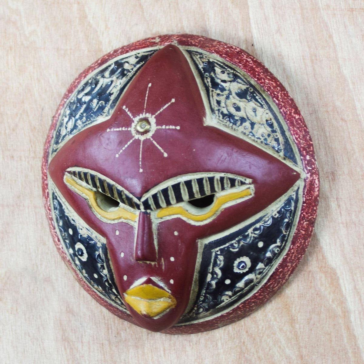 African Wood Mask D654204