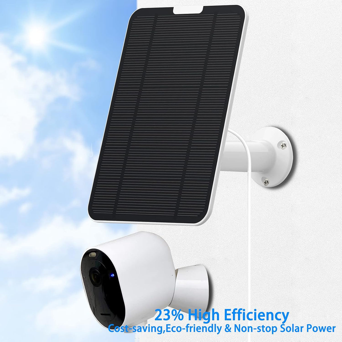 6V Solar Panel 3-Pack with Wall Mount D2290