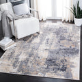 Grey/Gold Distressed Marble Area Rug X866