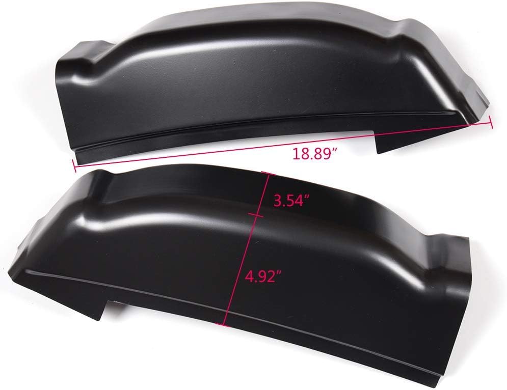 Rocker Panels Protector and Cab Corners Kit Compatible with 2001-2007 Chevy Silverado Crew Cab 4 Door GMC Sierra Crew Cab Replacement 1 Pair L991794