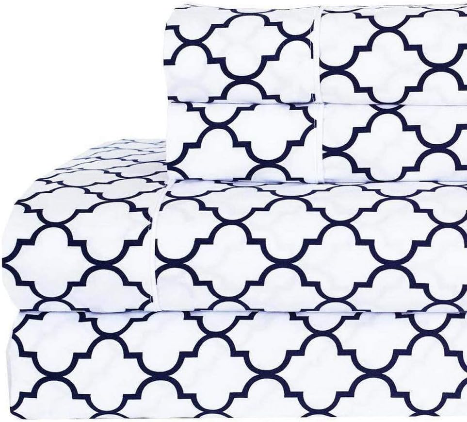 Slate Grey California King Size 4 Pcs Bed Sheets Set I320