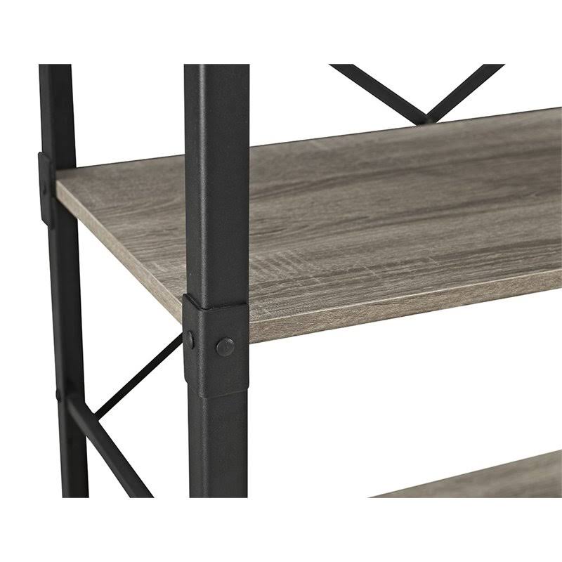 4 Shelf Bookcase in Driftwood H42978