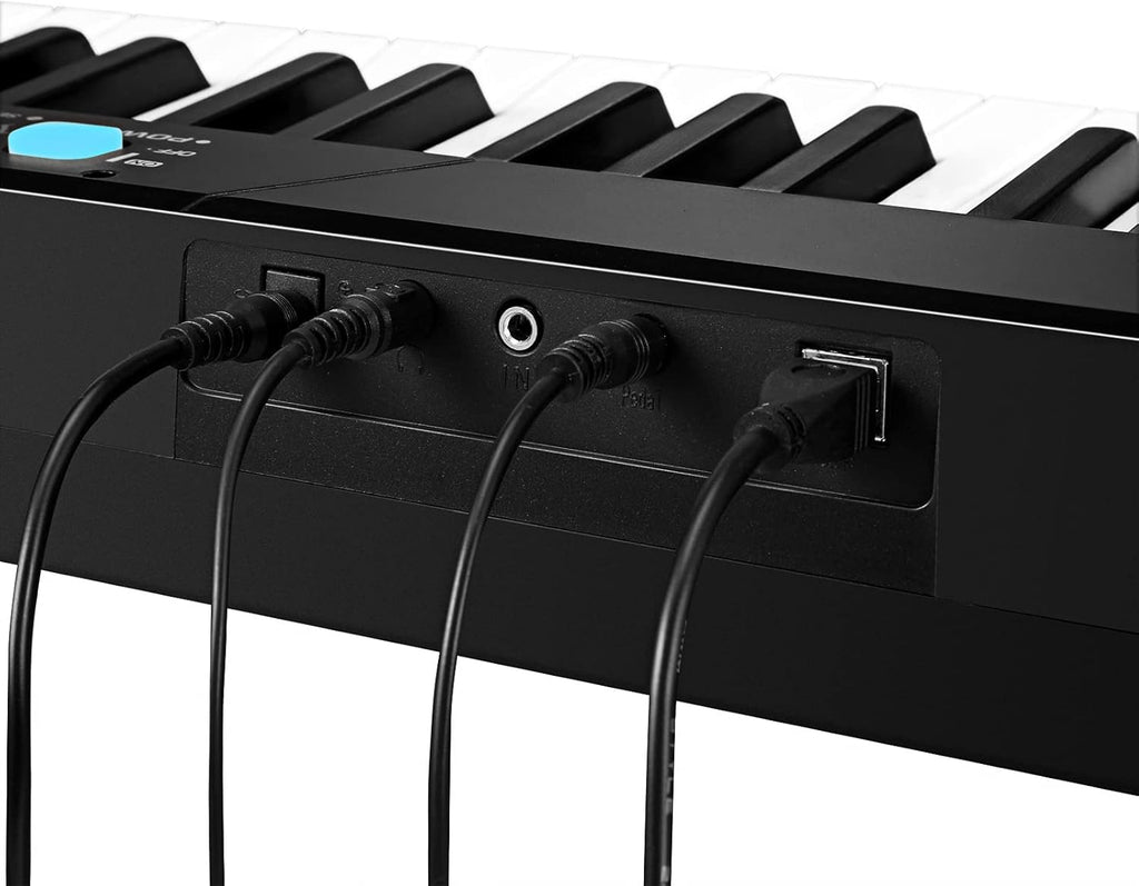 88-Key Semi-Weighted Electronic Keyboard Piano with X-Stand, Sustain Pedal, Power Supply, Carrying Case U21339