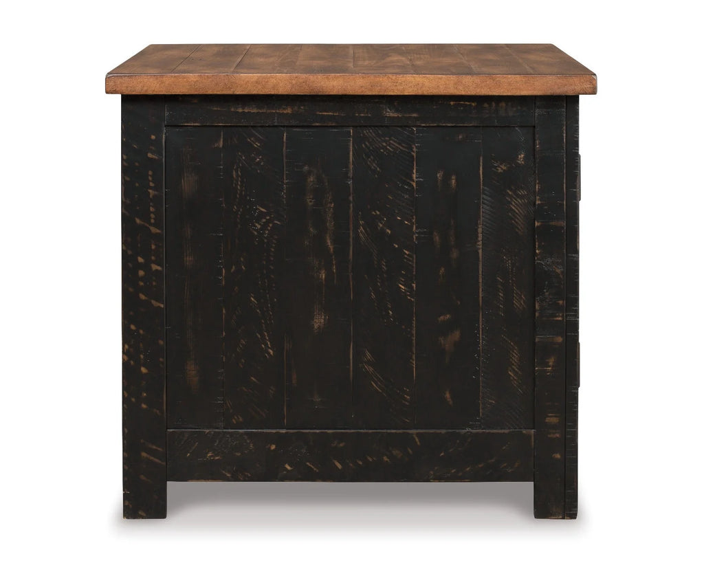 Black/Brown End Table J583977