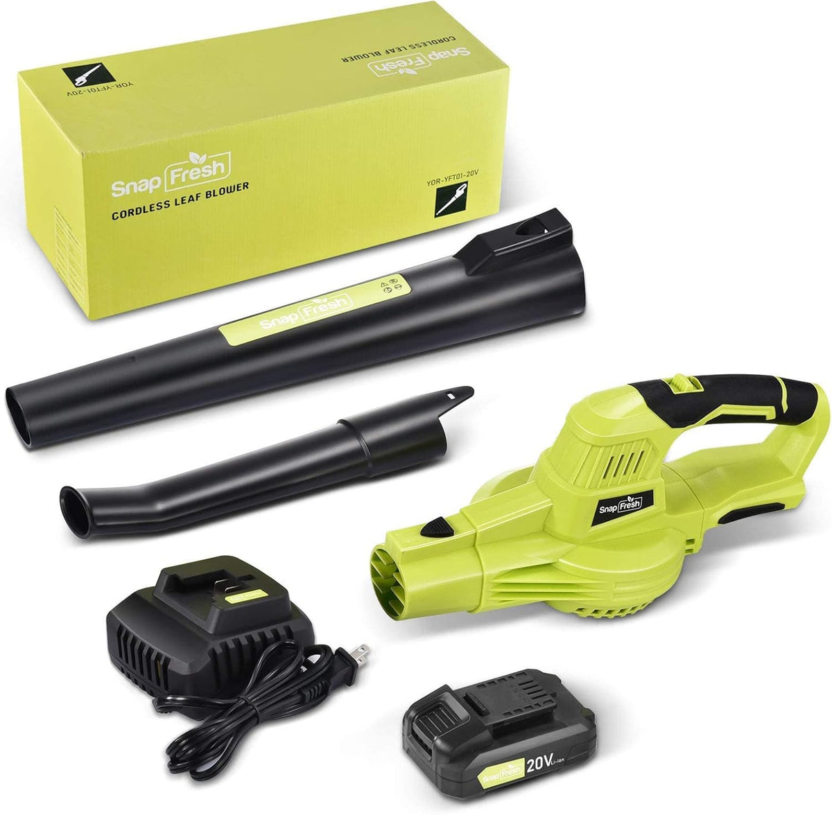 20V Cordless Electric Leaf Blower with Battery & Charger M616