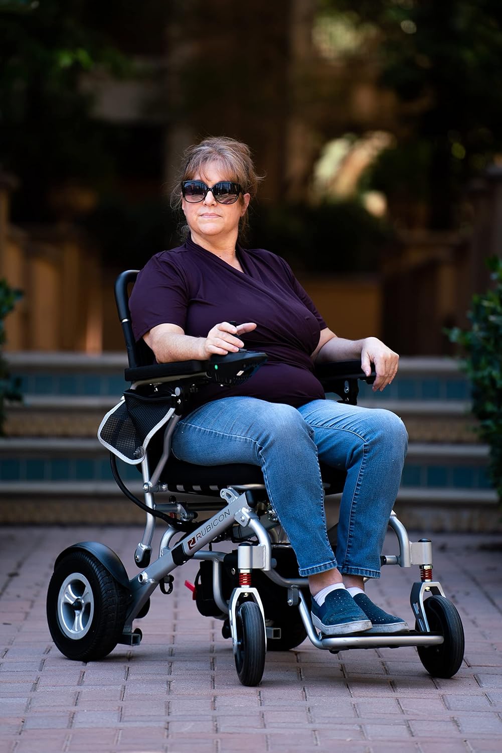 Foldable Electric Power Wheelchair with 20AH Battery Capacity E543961