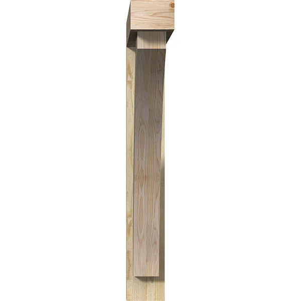 Rough Sawn Douglas Fir Bracket with Offset Brace H22140