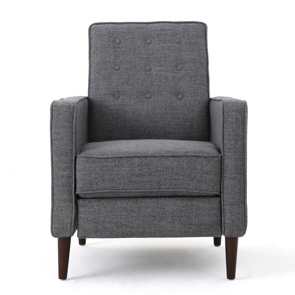 Grey Fabric Recliner W9350