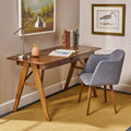 Modern Faux Wood Desk with Veneer H32324