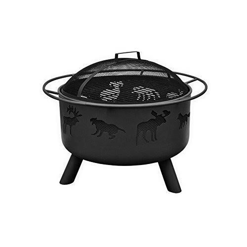Black Wildlife Fire Pit X955473