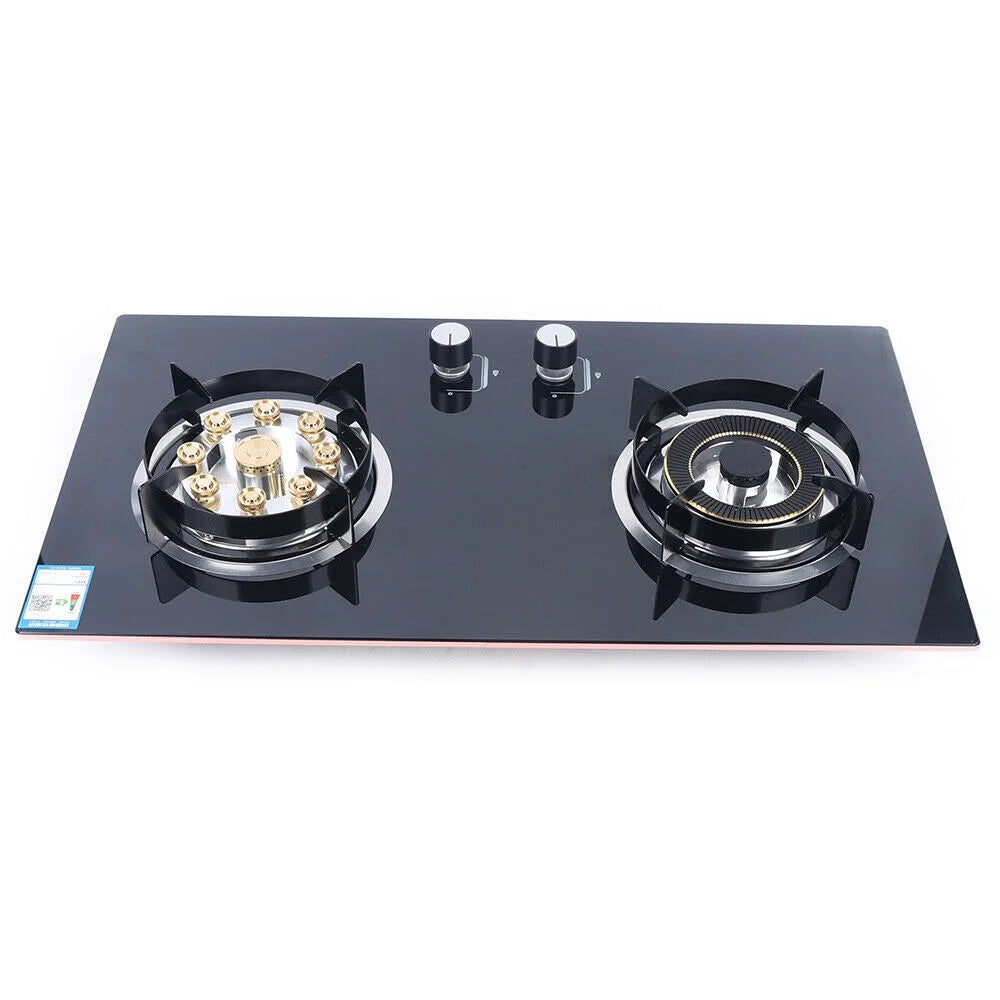 2 Burners Built-in Natural Gas Cooktop 730*410mm R148