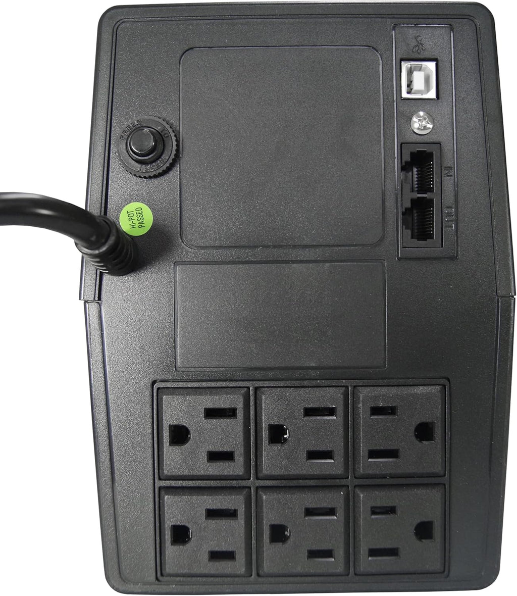 1000VA UPS Battery Backup & Surge Protector S80476