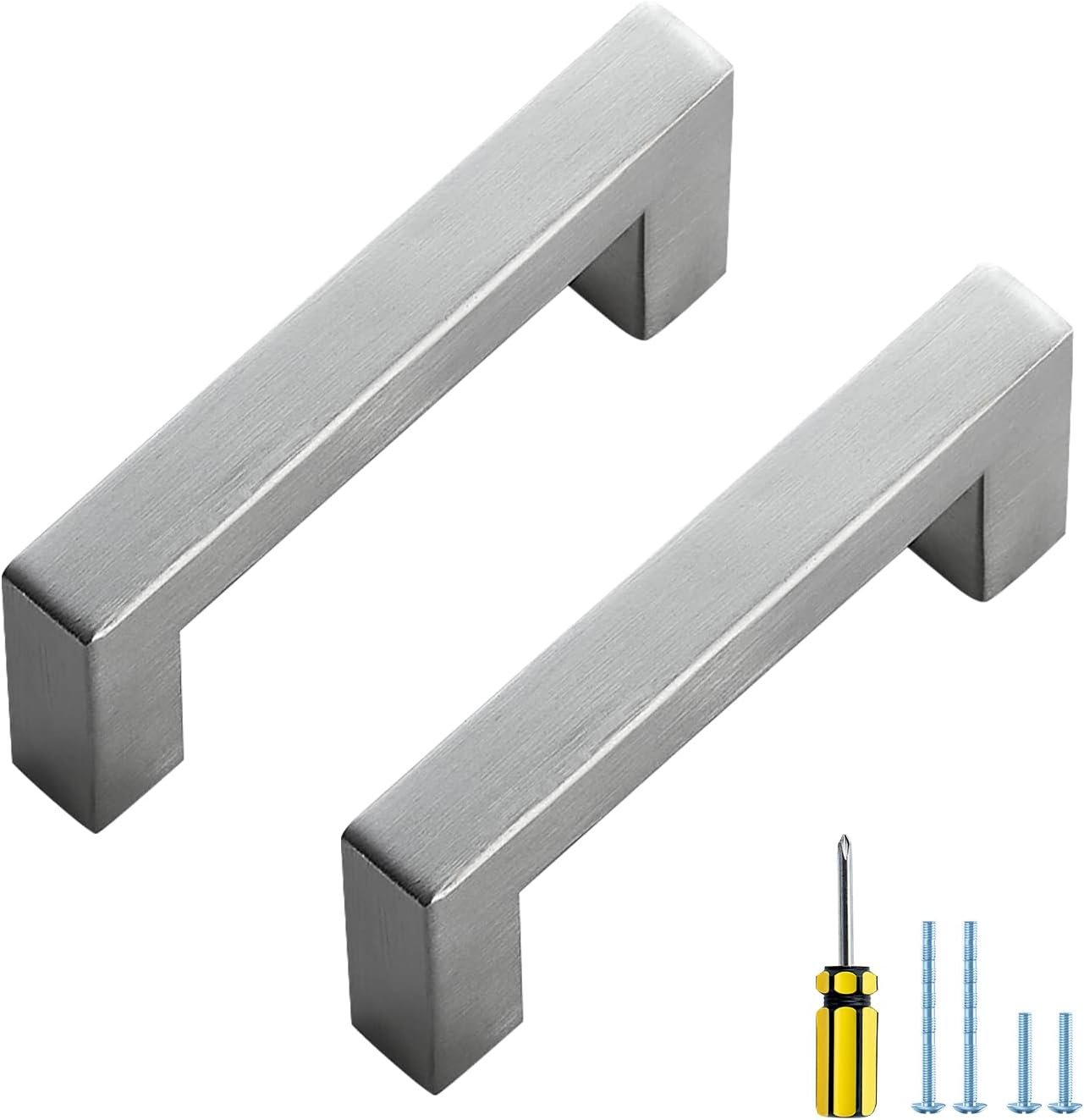 30 Pack 3 Inch Brushed Nickel Cabinet Handles C3071