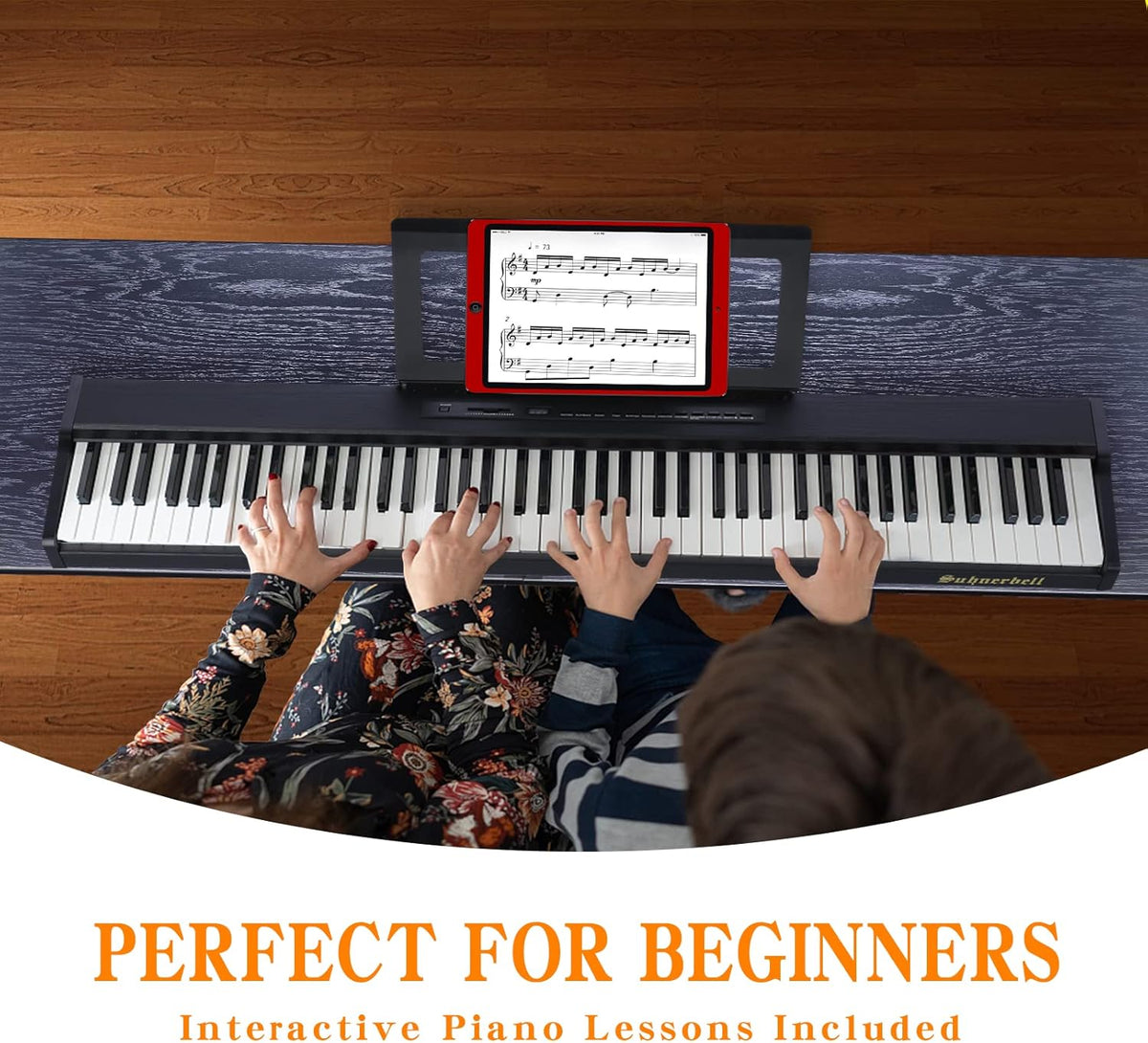 88 Key Semi-Weighted Portable Digital Piano with Sustain Pedal G157040