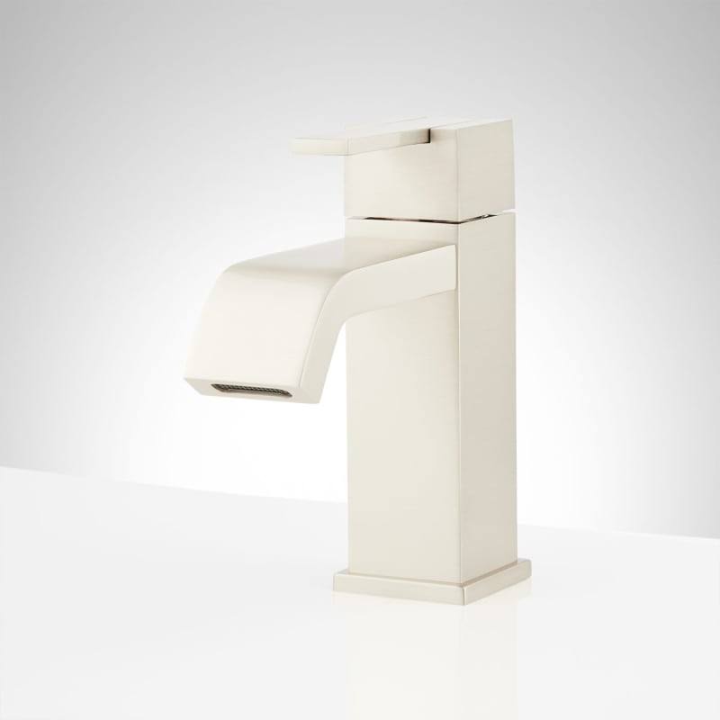 Brushed Nickel Single Hole Bathroom Faucet U9855