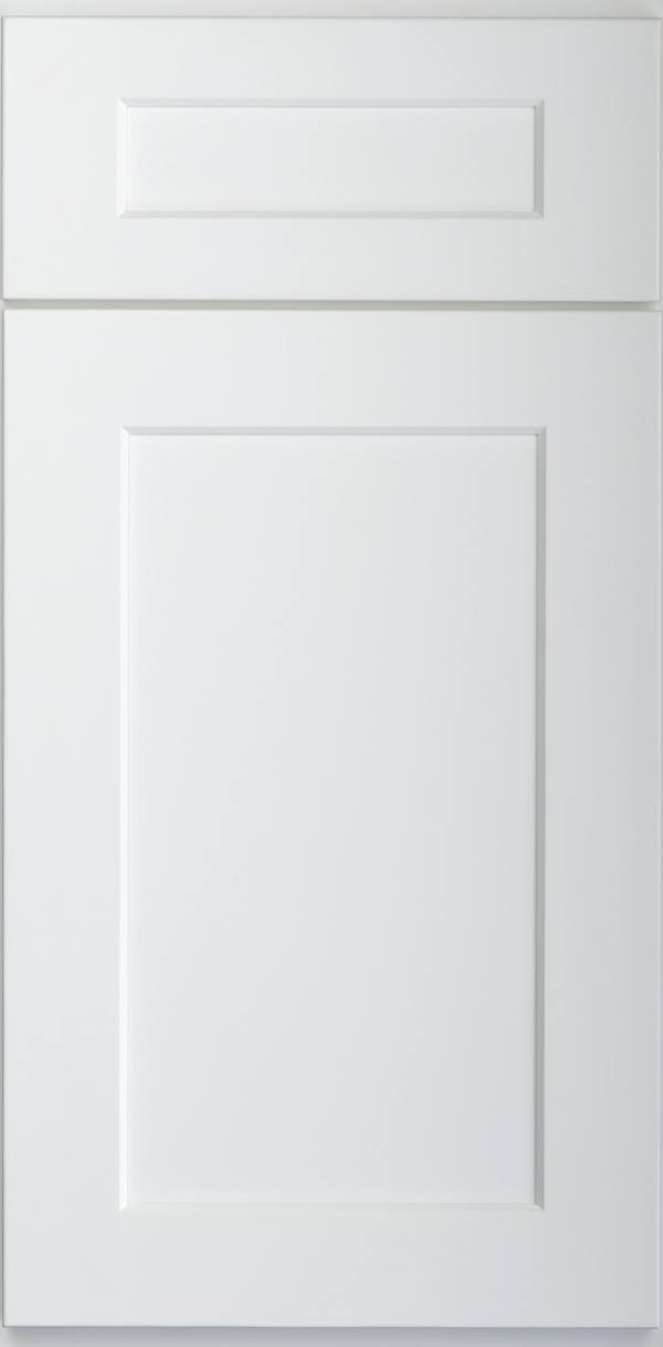 White 2 Doors 2 Shelves Wall Cabinet High-Density Fiberboard I3574
