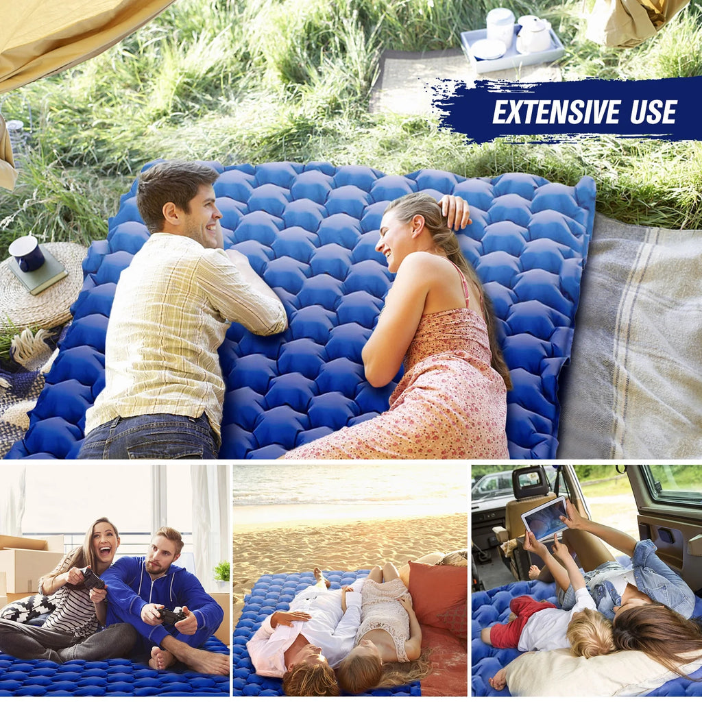 Lightweight Backpacking Sleeping Pad with Air Pillow Z98304